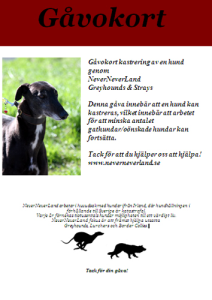 Gåvokort Kastrering